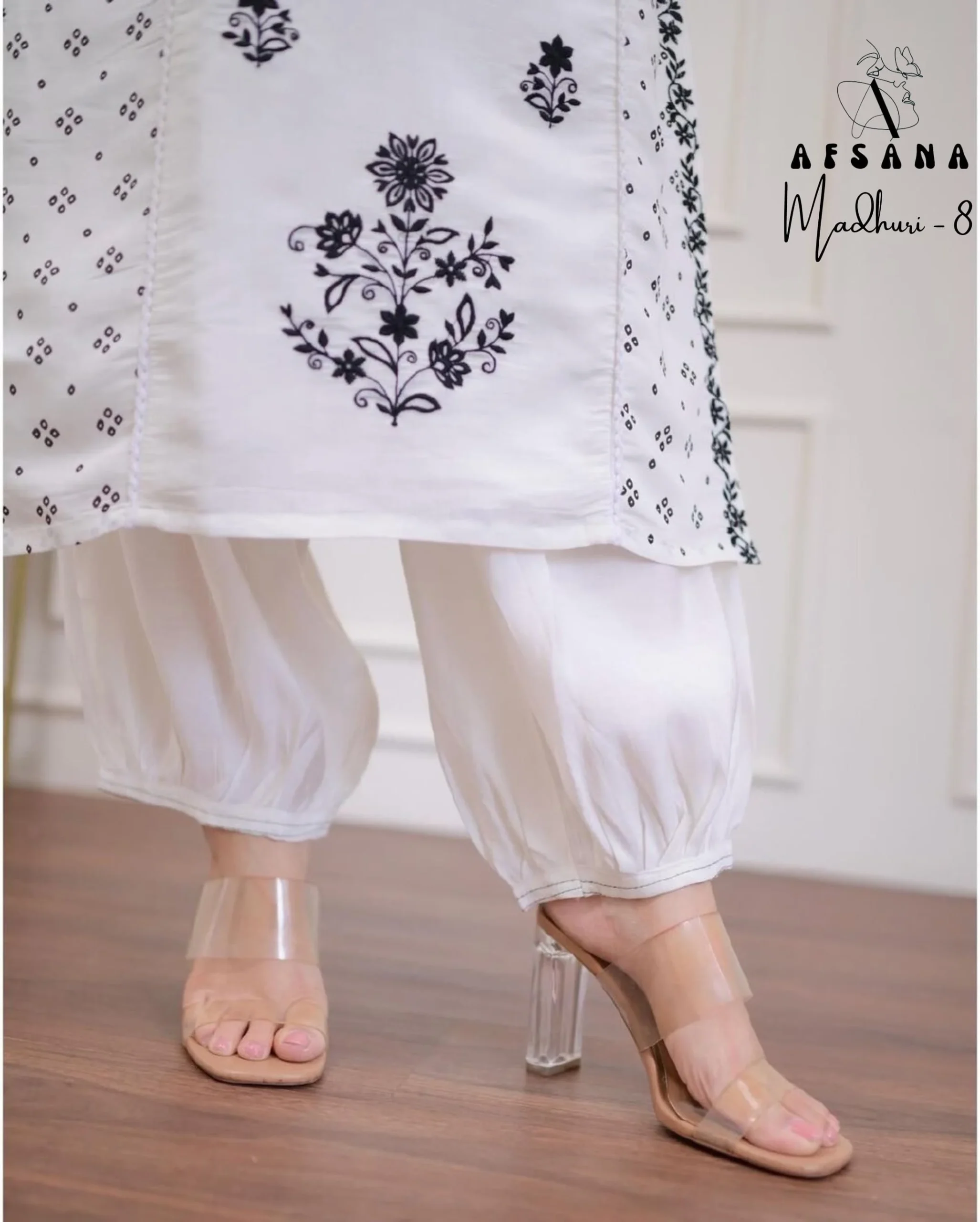 Afsana Madhuri 8 Cotton Wholesale Pakistani Readymade Salwar Suit Catalog — Wholesale Salwar Suits, MPA wholesale from Surat — view 7
